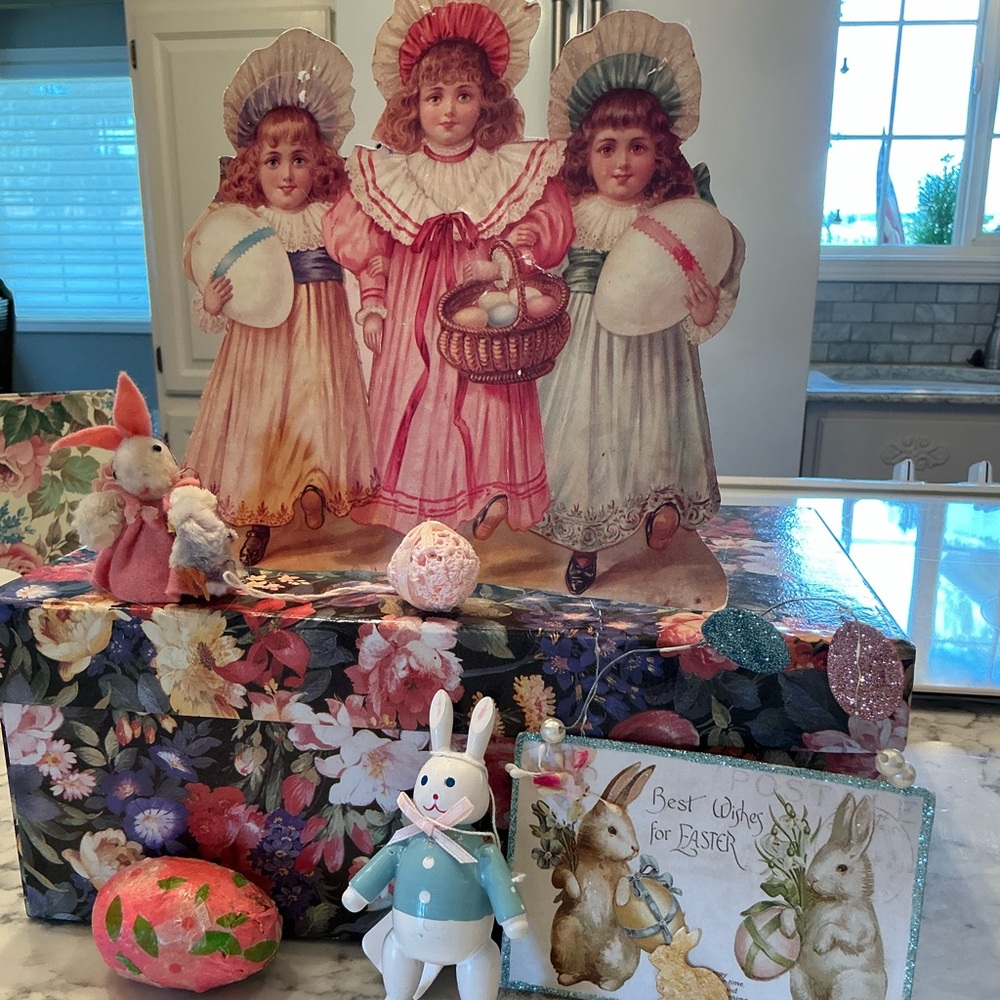 Easter sign and eggs, die cut bundle